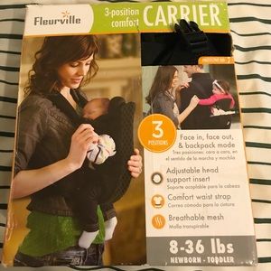 NWOT Fleurville baby & toddlercarrier